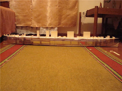 Paper Titanic Model