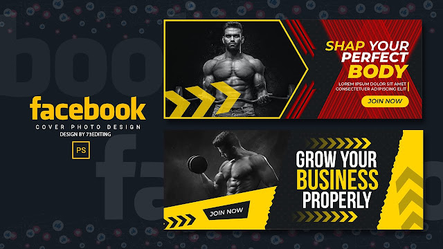 GYM Fitness Banner Facebook Cover free download