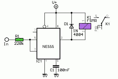 Voltage Controlled Switch Circuit Diagram