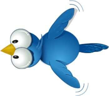 How to add flying twitter bird in my blogger blog