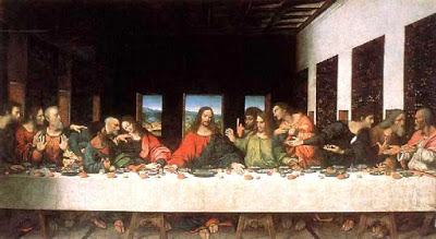 Pintura de La Última Cena de Jesús por Leonardo da Vinci 