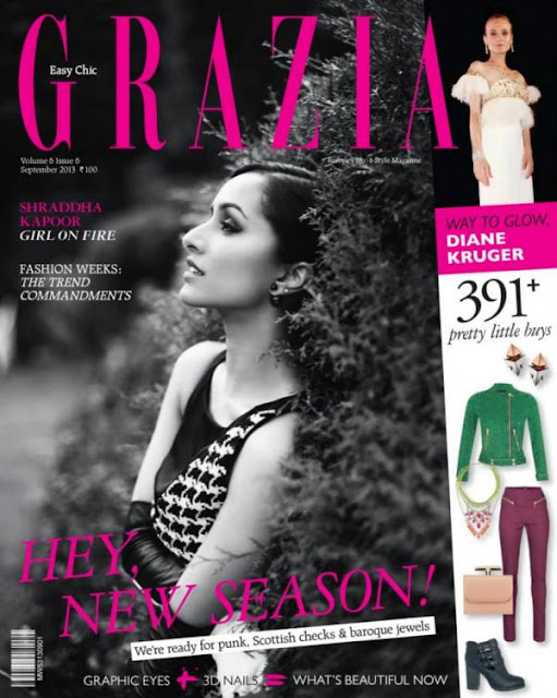 Shraddha Kapoor Aashique 2 Girl looking Hot on the covers of Grazia