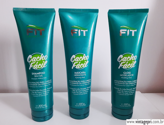 #Testei: Linha Cacho Fácil (Fit Cosméticos)