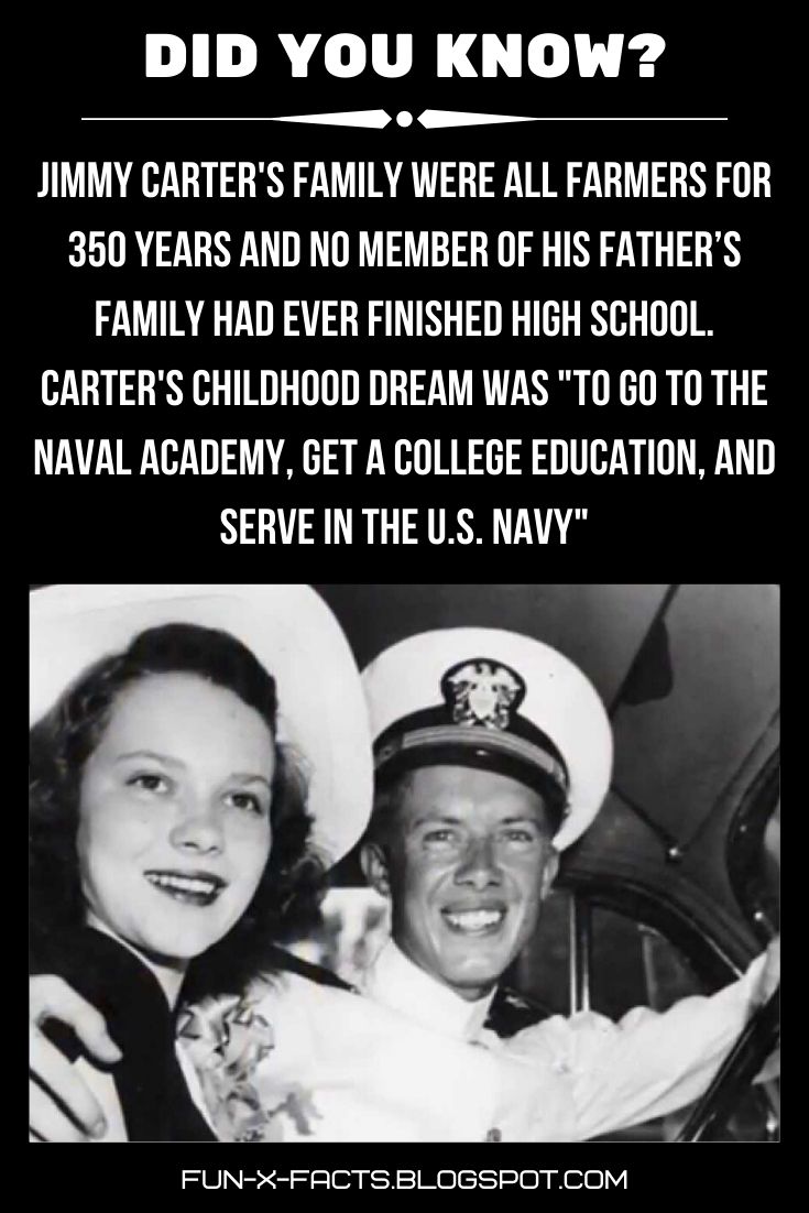 Jimmy Carter's childhood dream - Amazing WTF Facts