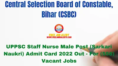 CSBC Bihar Police Constable