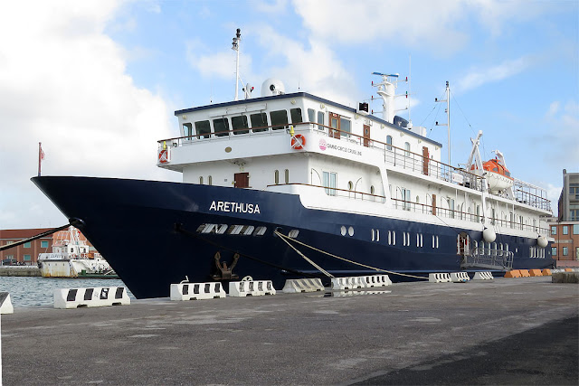 Arethusa cruise ship, IMO 9398022, port of Livorno