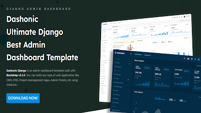 Dashonic Ultimate Django Best Admin Dashboard Template