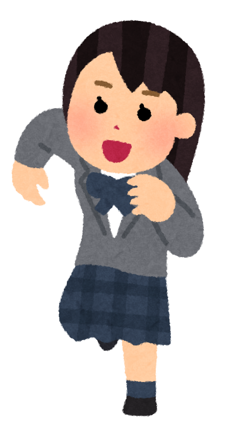 いろいろな走る人たちのイラスト 学生 かわいいフリー素材集 いらすとや