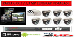 PAKET 8 CCTV AHD