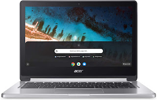 Acer Chromebook R 13 (13,3 Zoll Full-HD IPS Touchscreen, 360° Convertible, 15,5mm flach, extrem lange Akkulaufzeit, schnelles WLAN, SD Slot, HDMI, Google Chrome OS) Silber