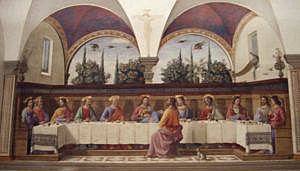 The Last Supper by Ghirlandaio.