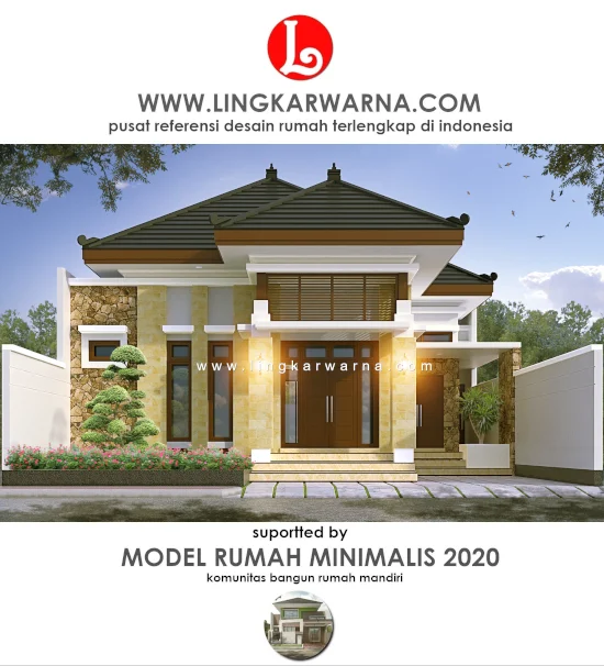 21 desain rumah bali minimalis