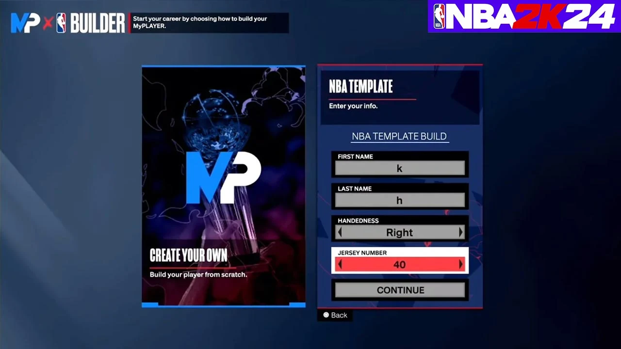 NBA 2K24 How to Change Your MyPLAYER Name & Jersey Number