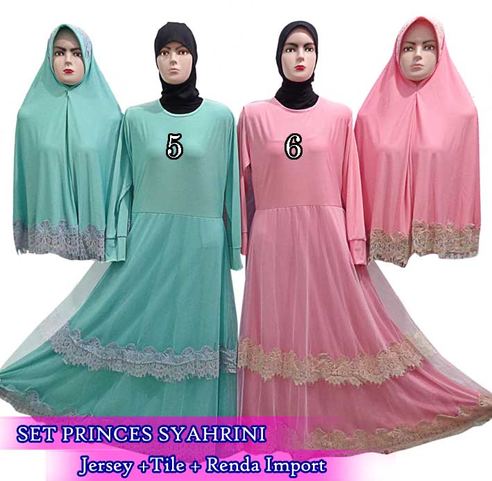 Jual gamis jersey motif dan polos termurah secara grosir