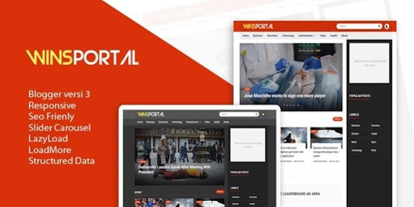 WinsPortal v3.0 Responsive Blogger Template v3.0