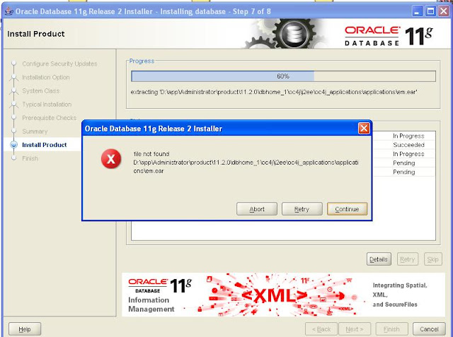 file not found em.ear oracle 11g