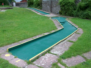 Crazy Golf at Salthouse Fields in Clevedon, North Somerset