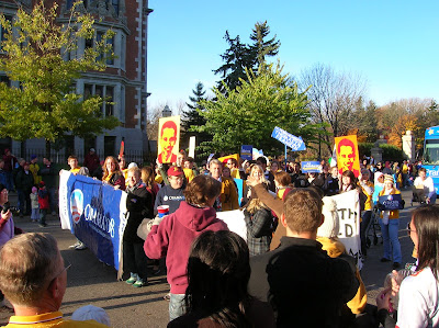 DFL on the march, November 1, 2008 (photo: North Star Liberty)