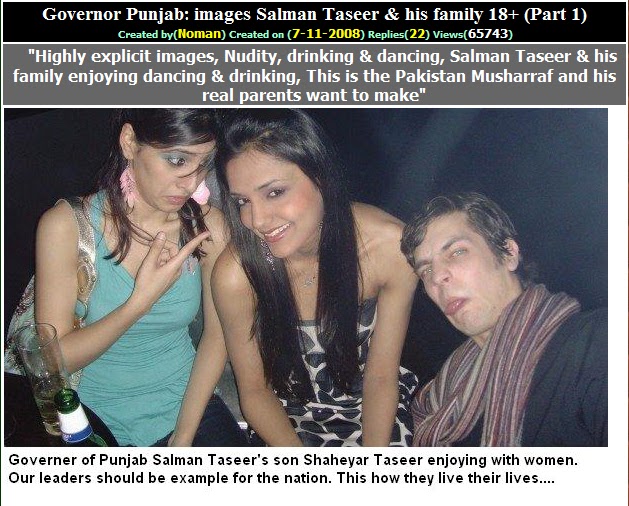 wives of salman taseer. quot;SALMAN Taseer is an