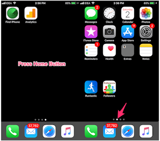 Cara Masuk Ke Layar Awal Pertama (Home Screen) Di iPhone dengan Cepat