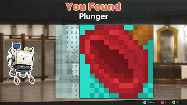 Murder by Numbers Plunger picross nonogram SCOUT's Memories