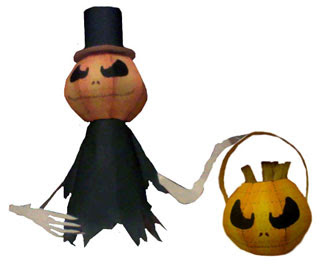 Jack O Lantern Papercraft