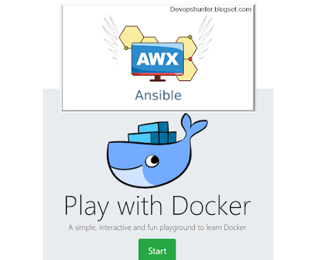 Ansible awx Container on Play with Docker