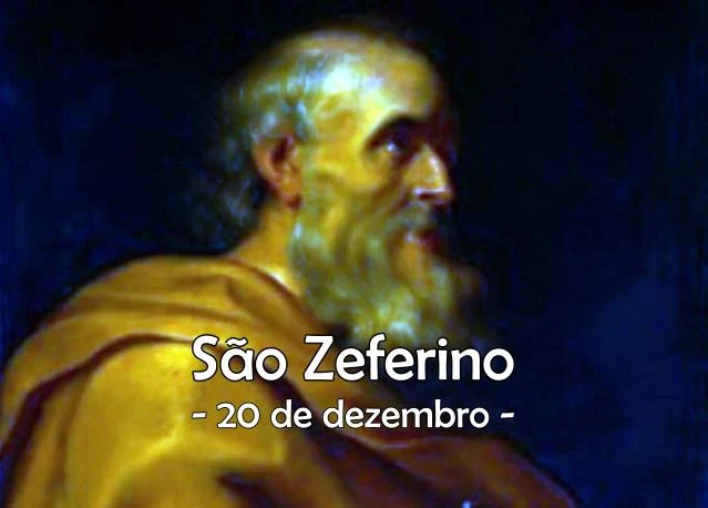 São Zeferino, Papa, +217/218, lutou contra as heresias