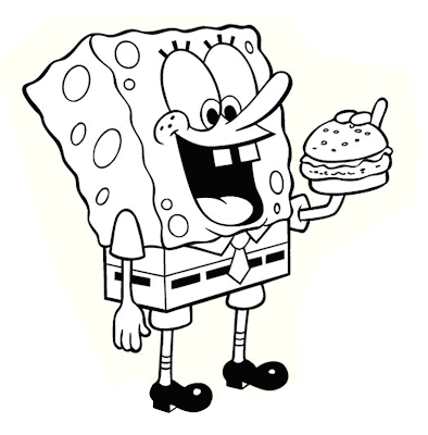 Spongebob Coloring Sheets on Pictures To Color  Happy Easter Coloring Sheets Spongebob Squarepants