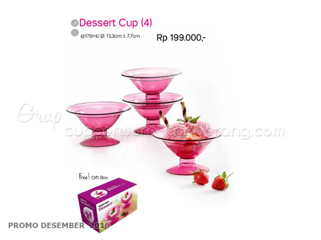 Dessert Cup Promo Tupperware Desember 2016