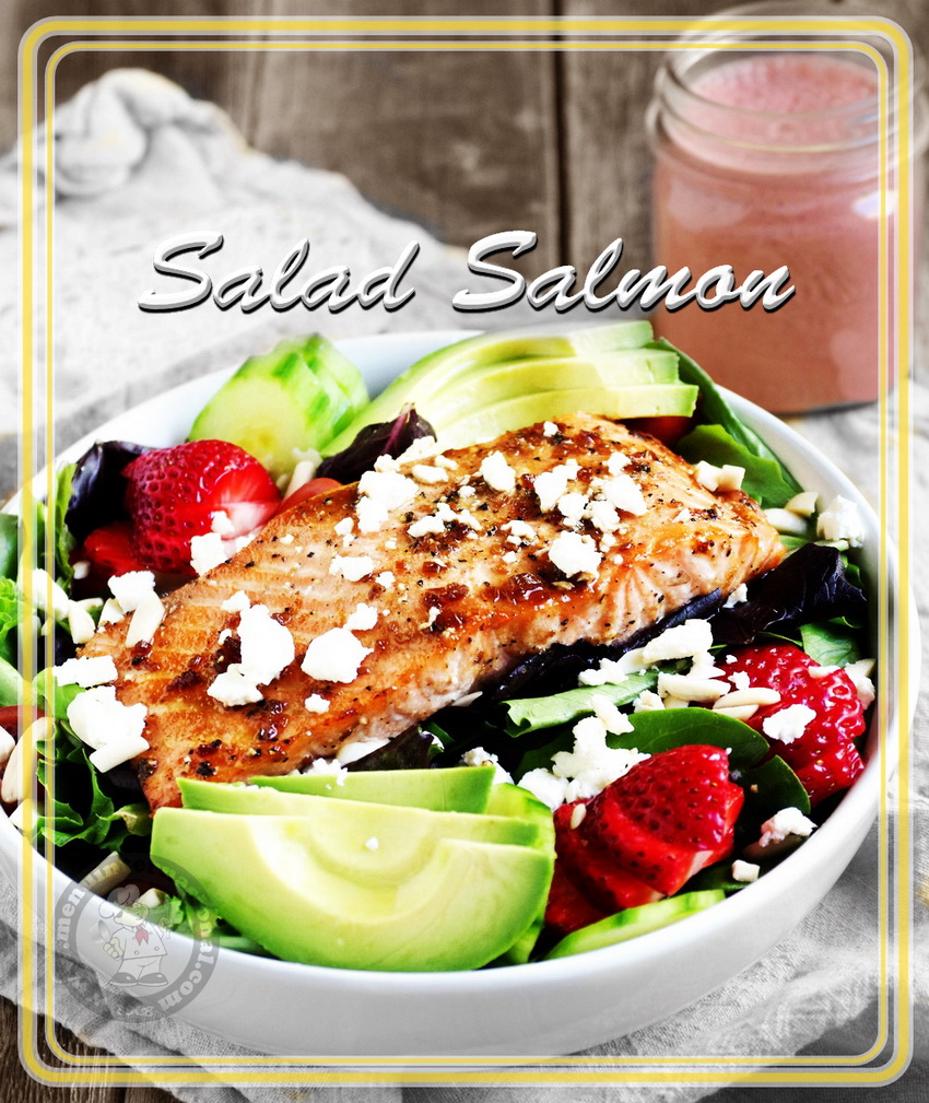  Resep  Salad  Ikan Salmon Dengan Buah  buahan Lezat Resep  