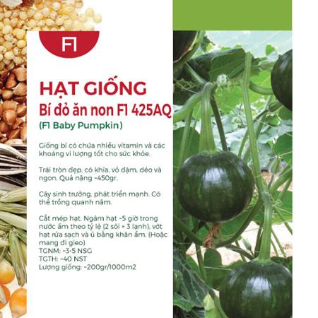Hạt giống Bí đỏ ăn non F1 425AQ