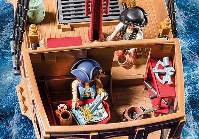 CAMAROTE PLAYMOBIL Pirates - 70411 Barco Pirata Calavera