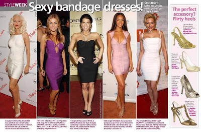  Celebrity Dresses on Celebrity Trends Bandage Dresses To Blue Nails  Life   Style Weekly