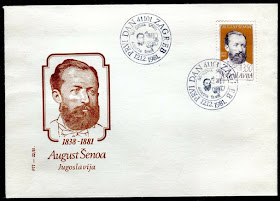 Yugoslavia 1981-Avgust Senoa -Croatia Writer 
