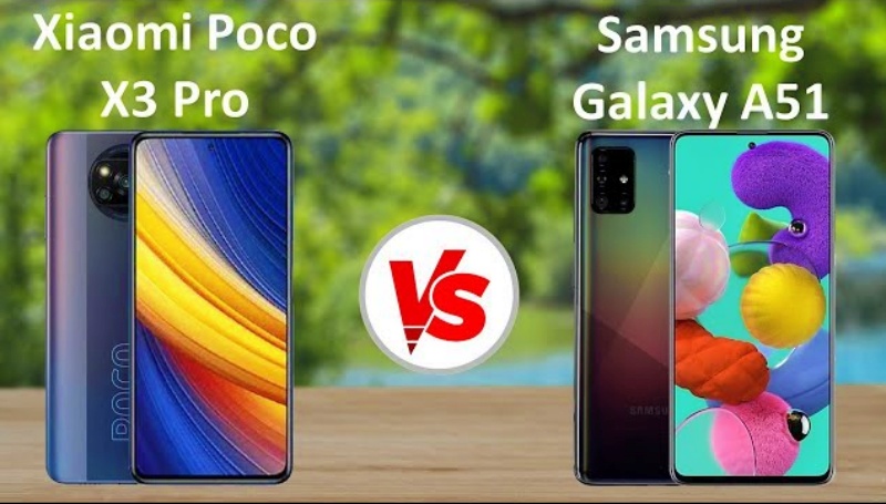 Perbandingan Poco X3 Pro versus Samsung A51
