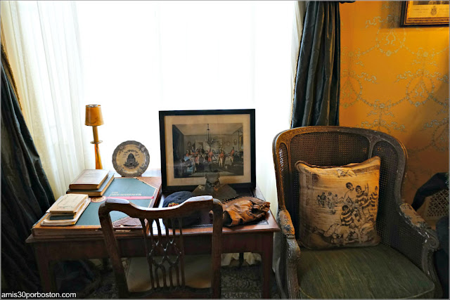 Dormitorio de Harold Vanderbilt en Marble House, Newport