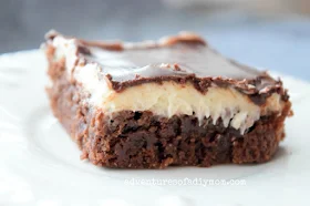 brownies with white frosting