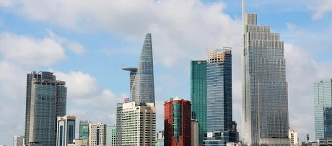 사이공강에서 바라본 베트남의 경제수도 호찌민시 모습 [사진=베트남통신사]