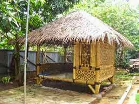 Desain Saung Bambu  Desain Rumah Sederhana, interior minimalis, rumah 