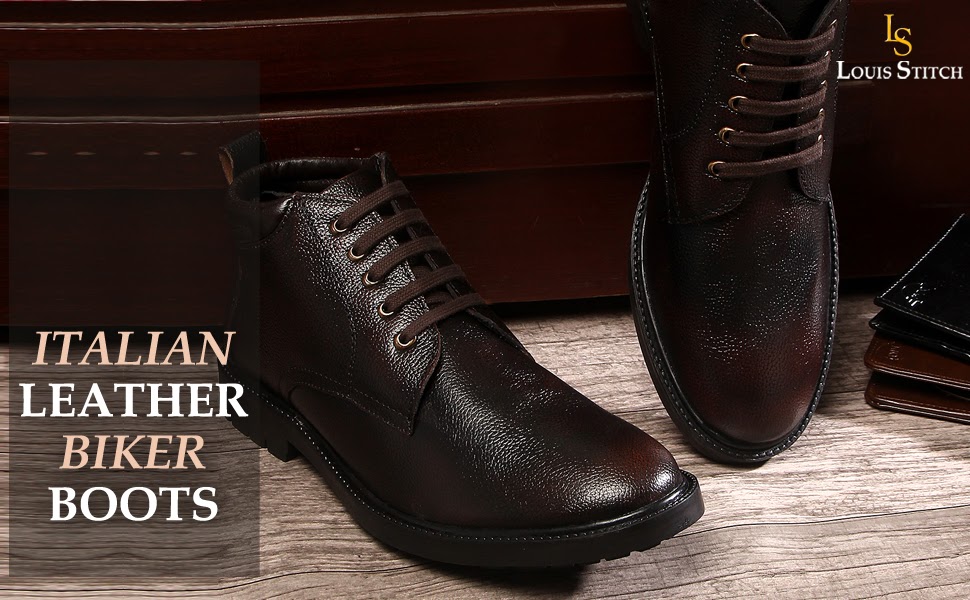 Louis Stitch Men's High Ankle Boots First Impression