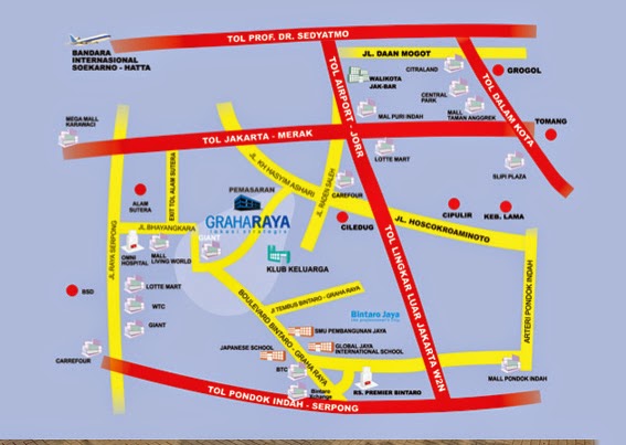 Graha, Raya, Bintaro, -, Perumahan, Baru, Di, Tangerang