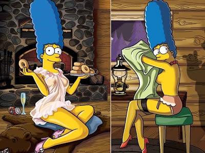 fotos da Marge Simpson pelada na Playboy