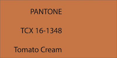 pantone tomato cream color