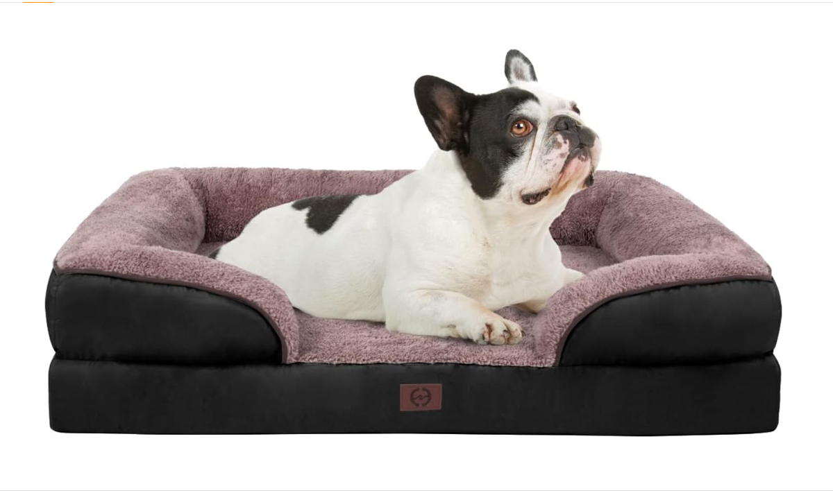 BAILARY's Orthopedic Dog Bed for French Bulldogs