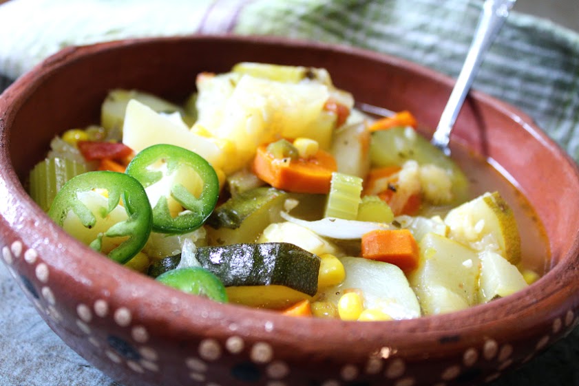 Mexican Vegetable Soup | Sopa de Verduras