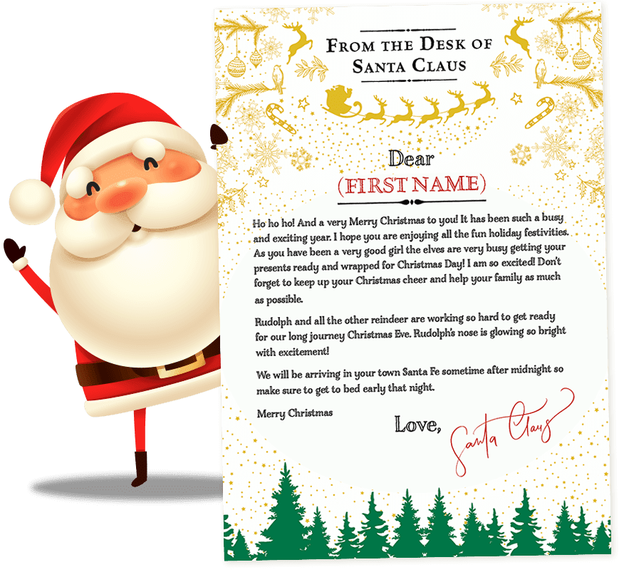 Personalized Letter From Santa For Your Kids