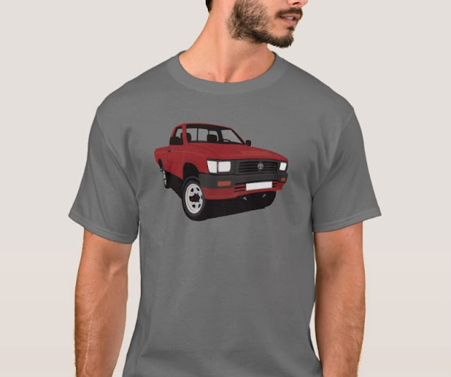 Toyota Hilux pickup car t-shirt