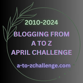 #AtoZChallenge 2024 badge