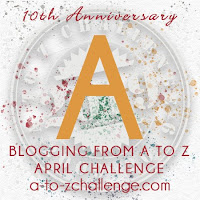 #AtoZChallenge 2019 Tenth Anniversary blogging from A to Z challenge letter A